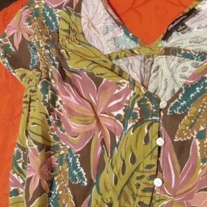 Madewell Tropical Print Top